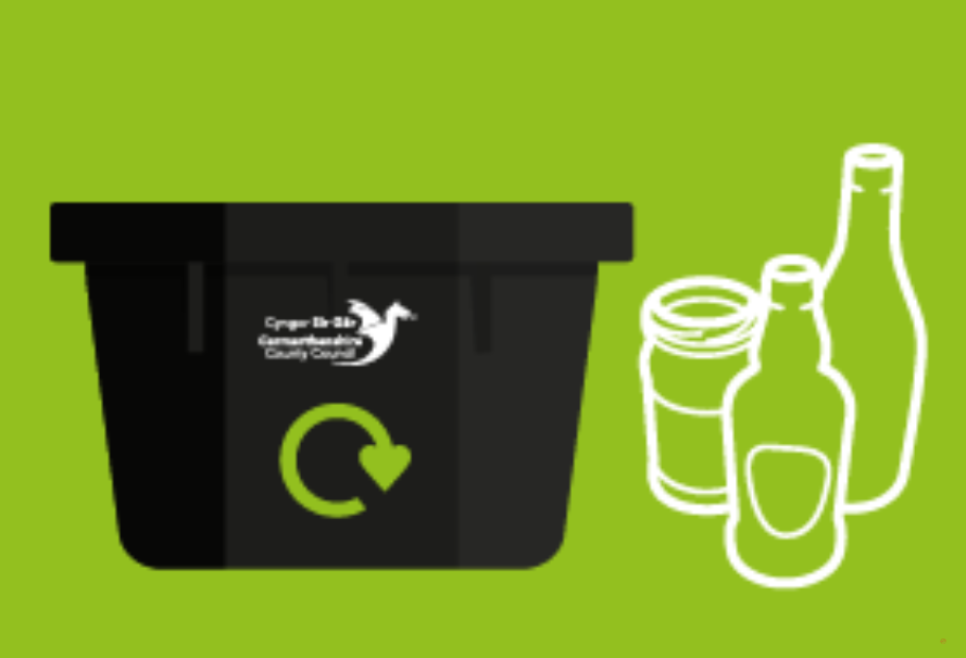 Black Plastic Crate for glass and bottle recycling